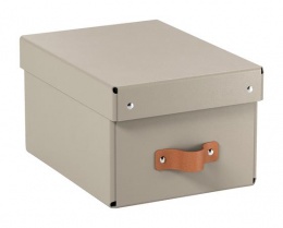 Tárolódoboz, S méret, LEITZ "Puro", homokbézs