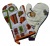Konyhai kesztyű, hőálló, mintás, 29cm